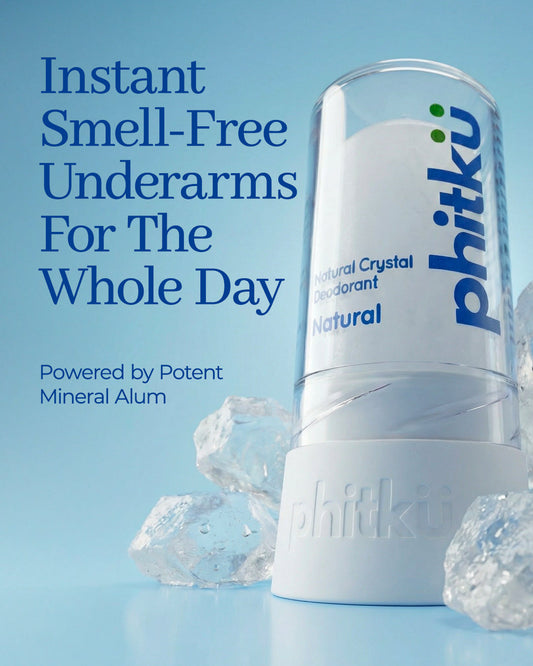 Alum Infused Crystal Roll-On Stick - Natural